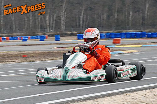 Joel Affolter op Tony Kart